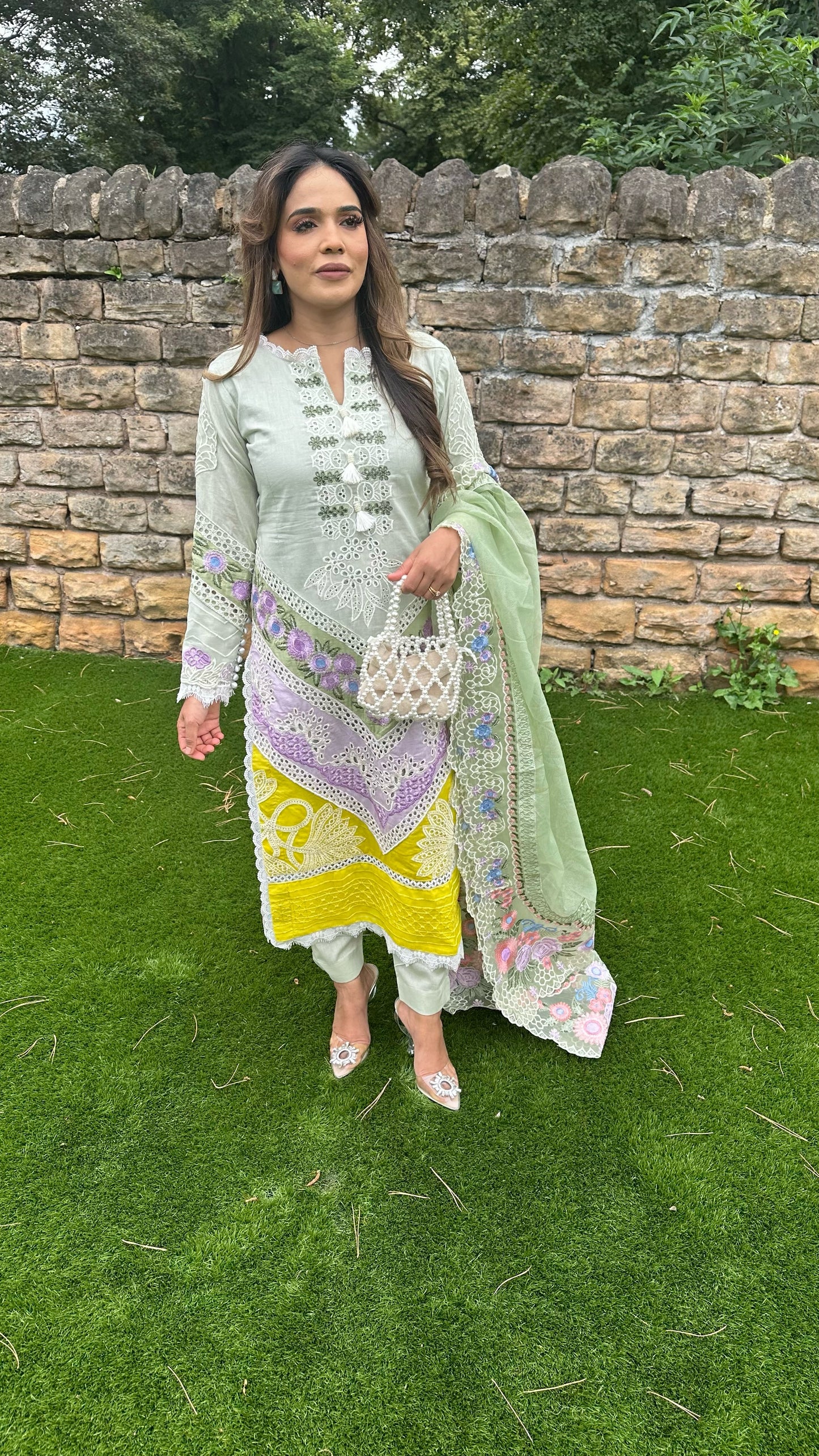 Embroidered 3-Piece Suit