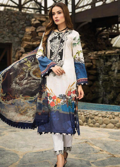 Unstitched Lawn Suit | Afrozeh