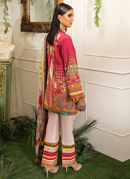 Unstitched Lawn Suit | Mushq