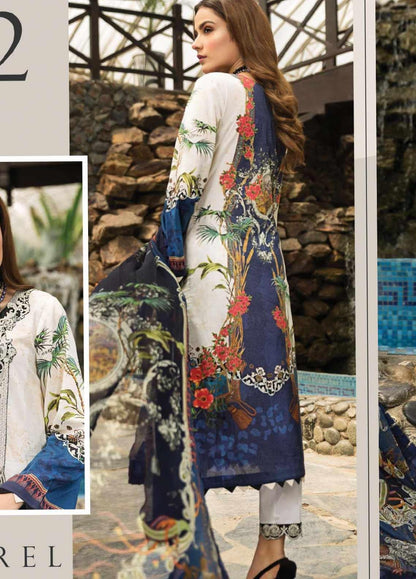 Unstitched Lawn Suit | Afrozeh