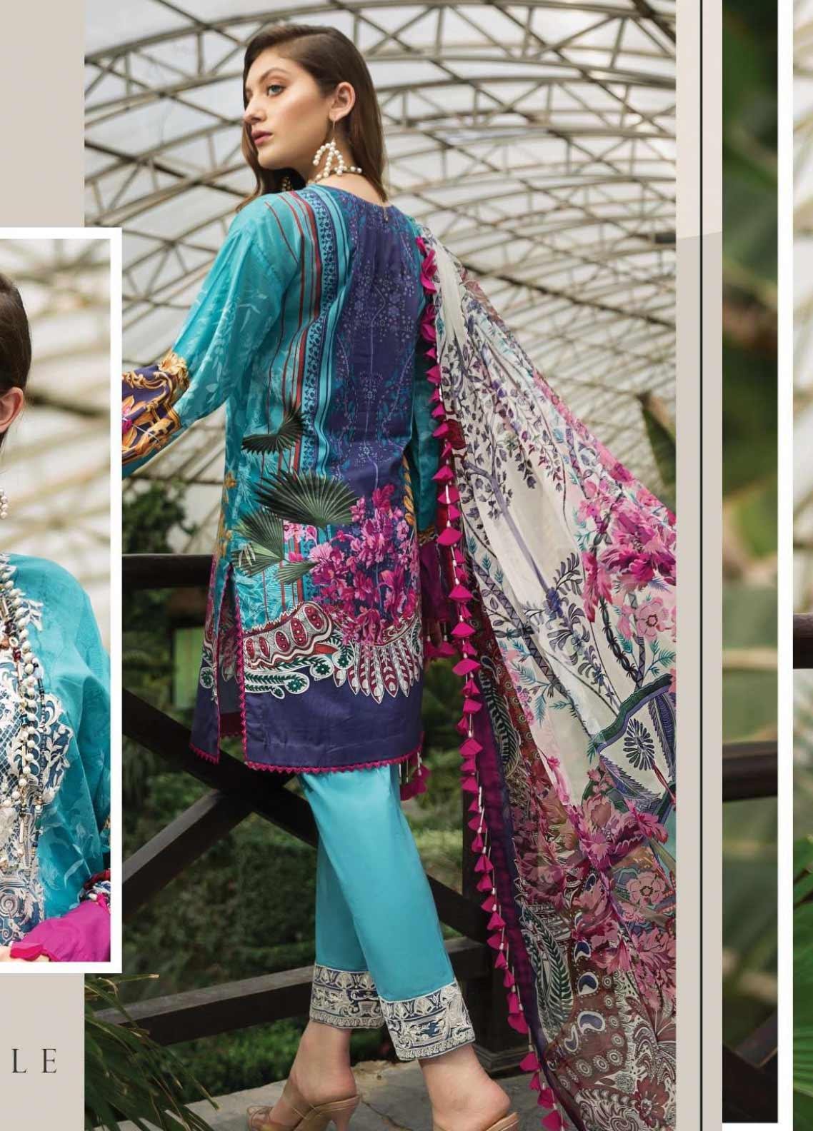 Unstitched Lawn Suit | Afrozeh