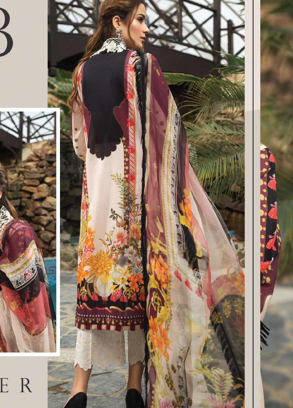 Unstitched Lawn Suit | Afrozeh