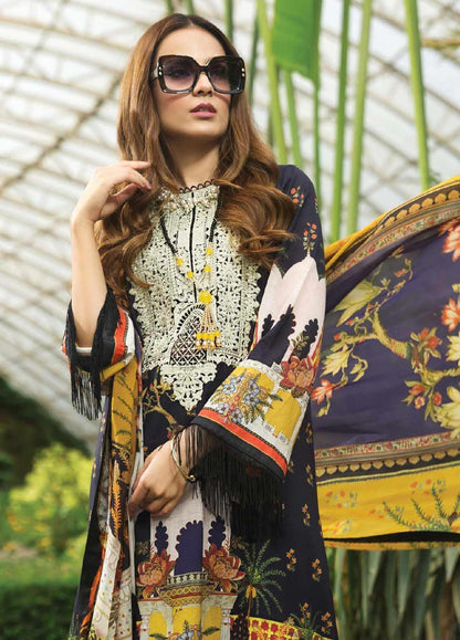 Unstitched Lawn Suit | Afrozeh