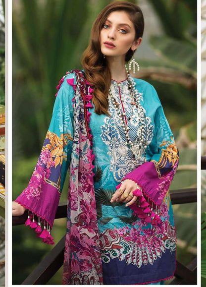 Unstitched Lawn Suit | Afrozeh