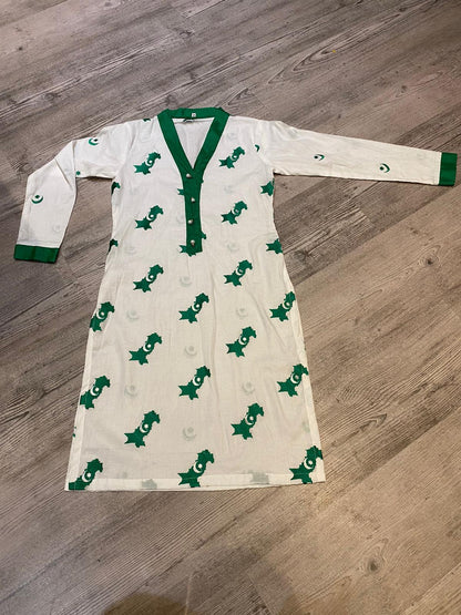 Pakistan Independence Day Special Kurta | Zibayesh Original