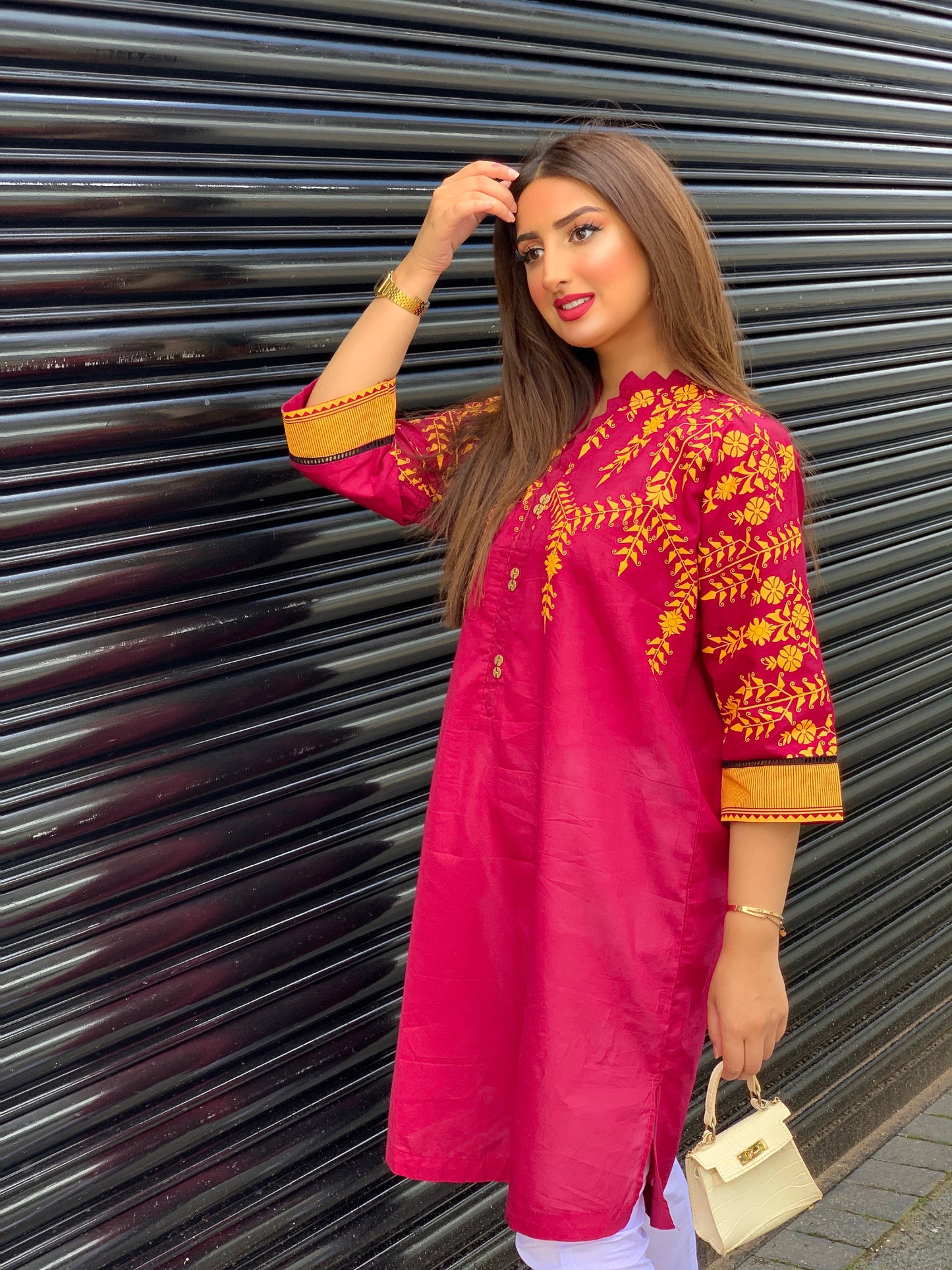 Embroidered Kurta | Ethnic By Outfitters