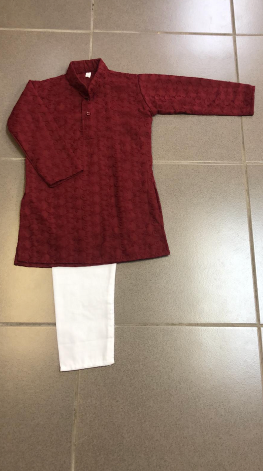 Boy's Chikankari Suit