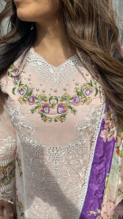 Embroidered 3-Piece Suit